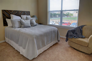 Photo of Bedroom View - with Window in Background at Martha's Vineyard Place Apartments
